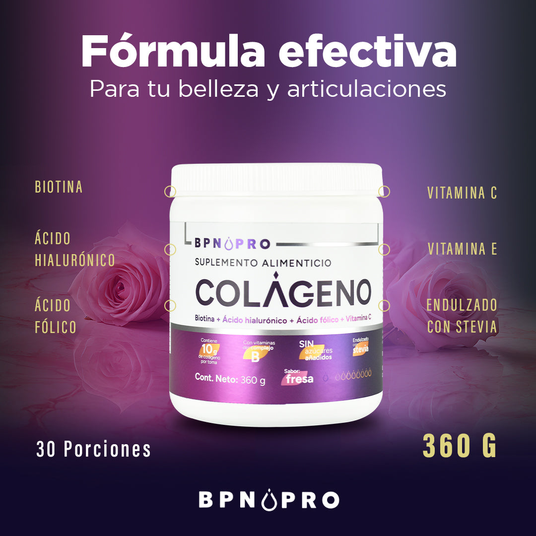 Colágeno Hidrolizado En Polvo Ácido Hialurónico Ácido | BPN Pro