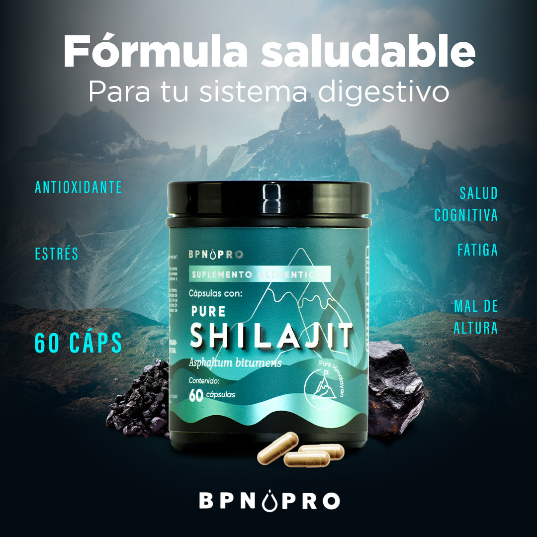 Shilajit Puro Himalaya Mineral Ácido Fúlvico Antioxidante | BPN Pro