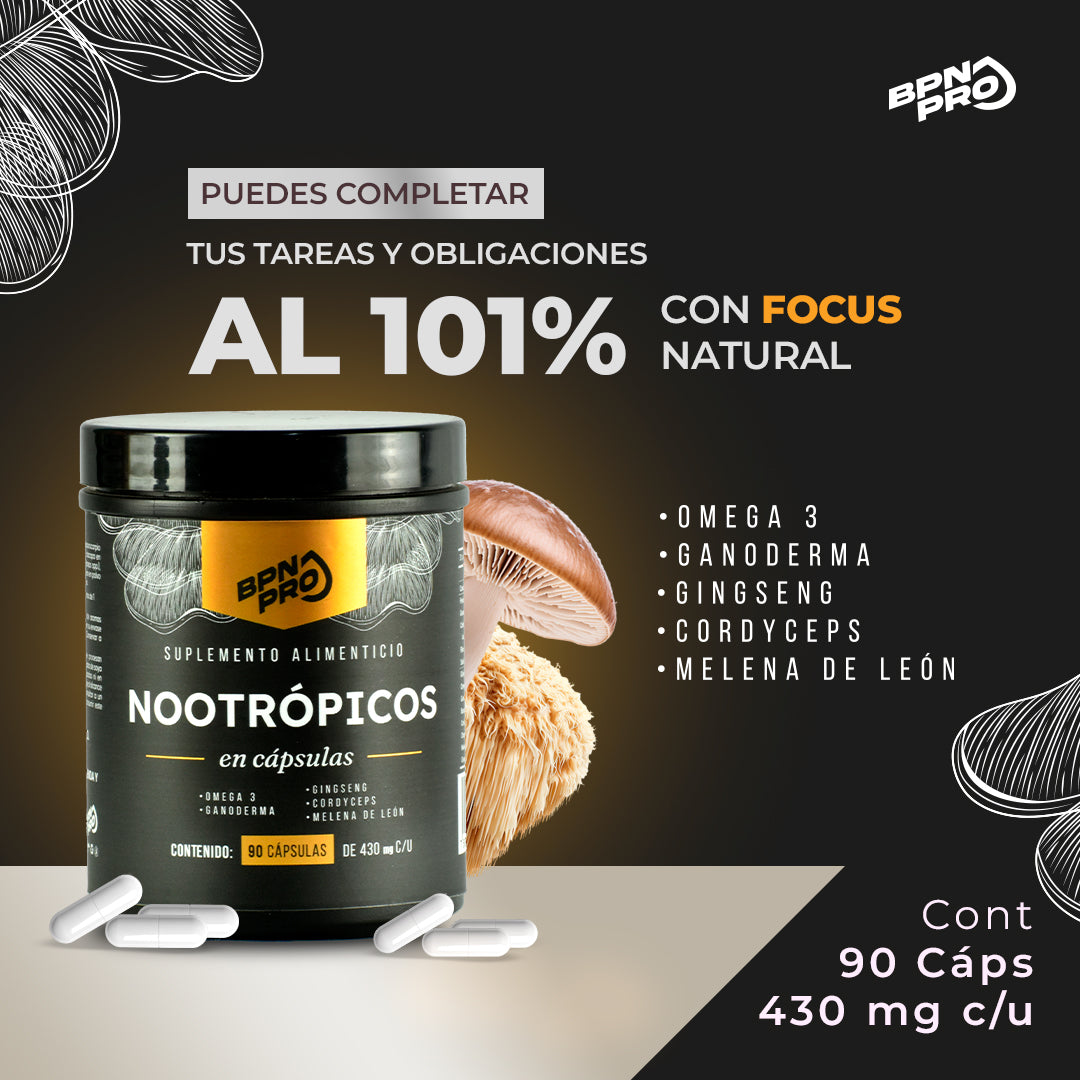 Pack Oficina: Nootropicos + Magnesio Complex + Café de Olla
