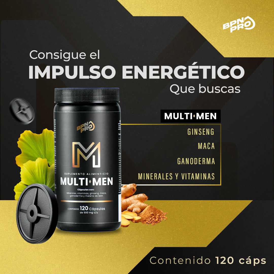 Pack Bienestar Masculino: Multi Men + MensT + Shilajit