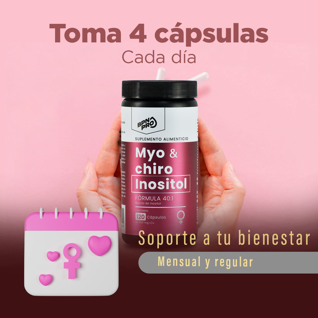 Inositol 40:1 Myo Y D-chiro Con Ácido Fólico Y Vitamina D3 | BPN Pro