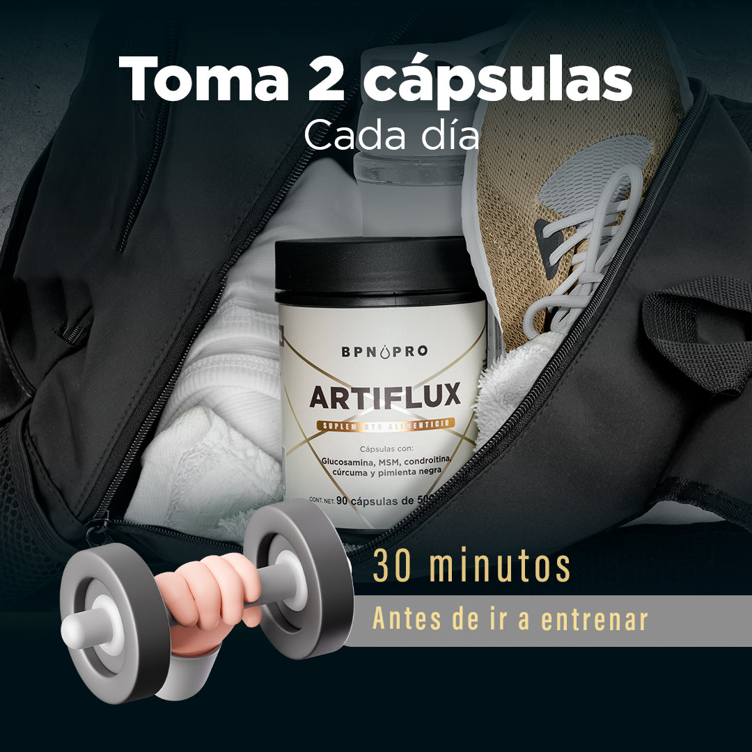 Artiflux Glucosamina MSM Condroitina Curcuma | BPN Pro
