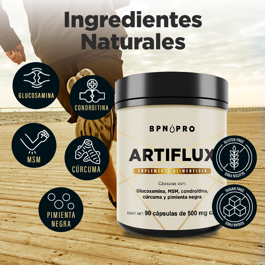 Artiflux Glucosamina MSM Condroitina Curcuma | BPN Pro