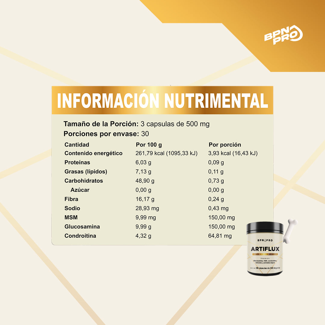 Pack Soporte Articular: Artiflux + Colágeno + DoloFlex
