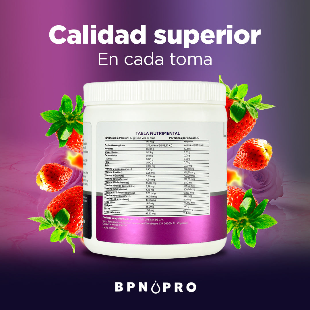 Colágeno Hidrolizado En Polvo Ácido Hialurónico Ácido | BPN Pro