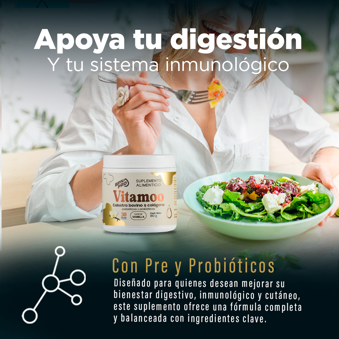 Calostro Bovino Vitamoo Con Colágeno Probióticos Y | BPN Pro