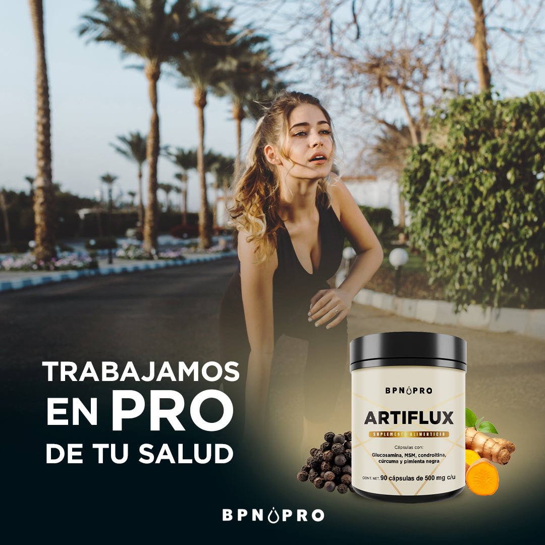 Artiflux Glucosamina MSM Condroitina Curcuma | BPN Pro