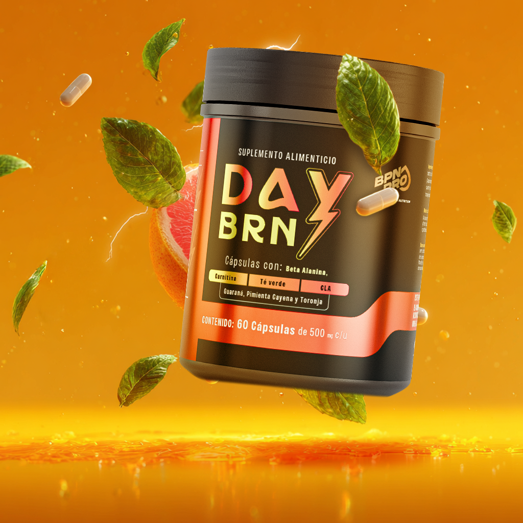 DAY BRN | Preentreno Termogénico 60 Cápsulas