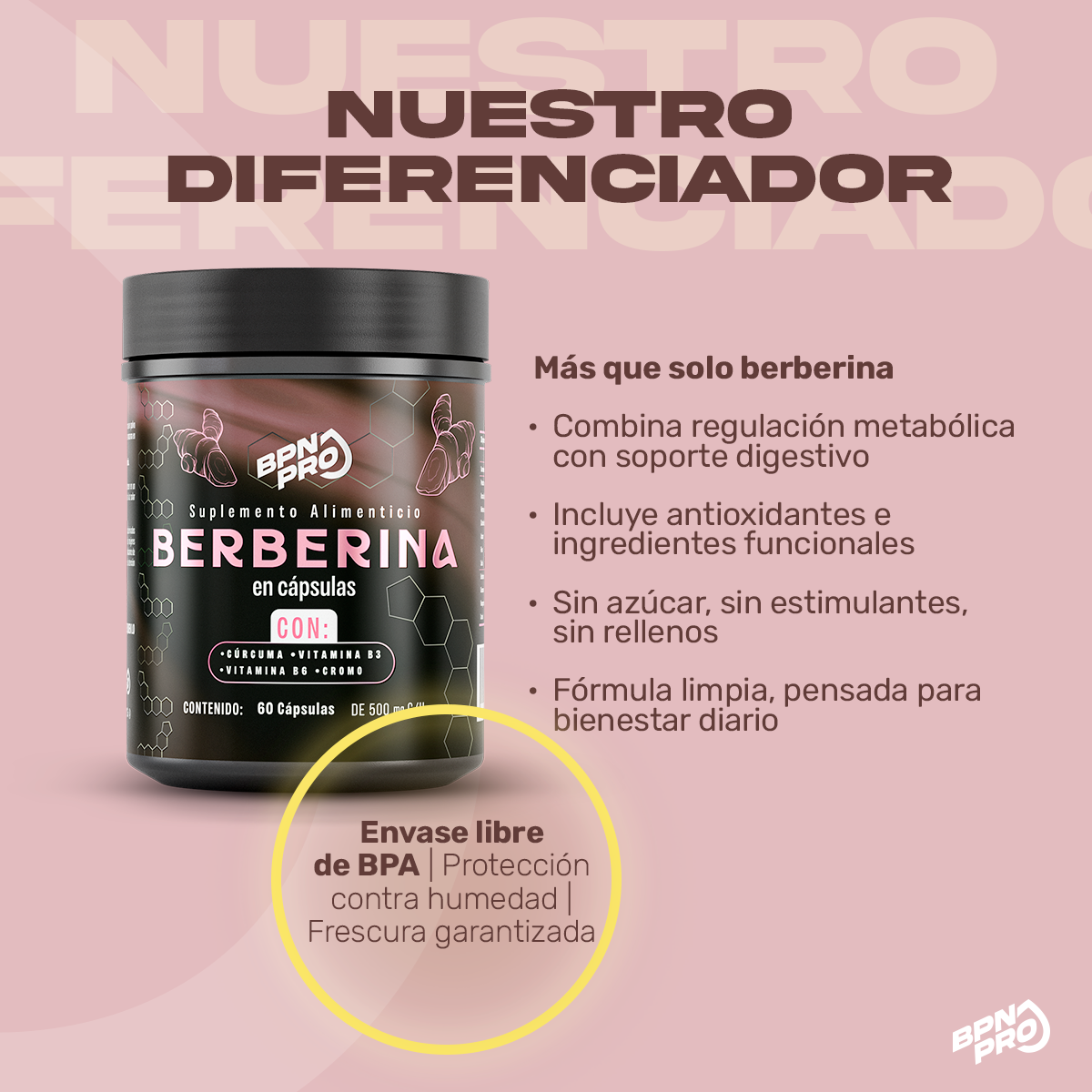 Pack Metabolismo y Control de Peso: Berberina + Apple Well + ZZZ BRN + Day BRN