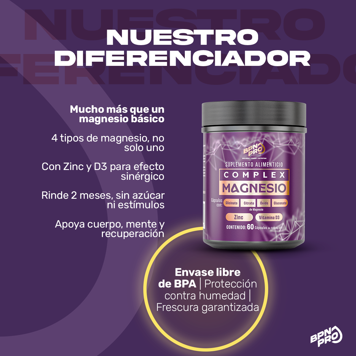 Combo Complejo De Magnesio + Probióticos