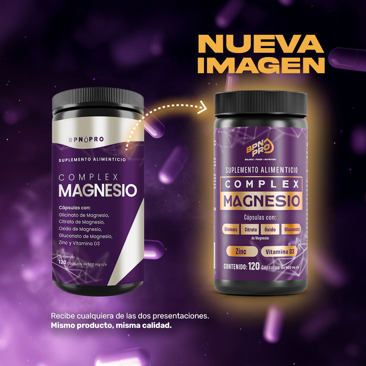 Magnesio Complex Zinc Vitamina D3 | BPN Pro