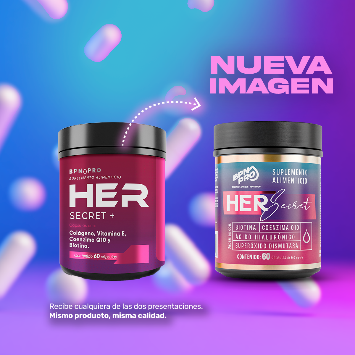 Pack Belleza Desde Adentro: Colágeno + Multi Woman + Her Secret