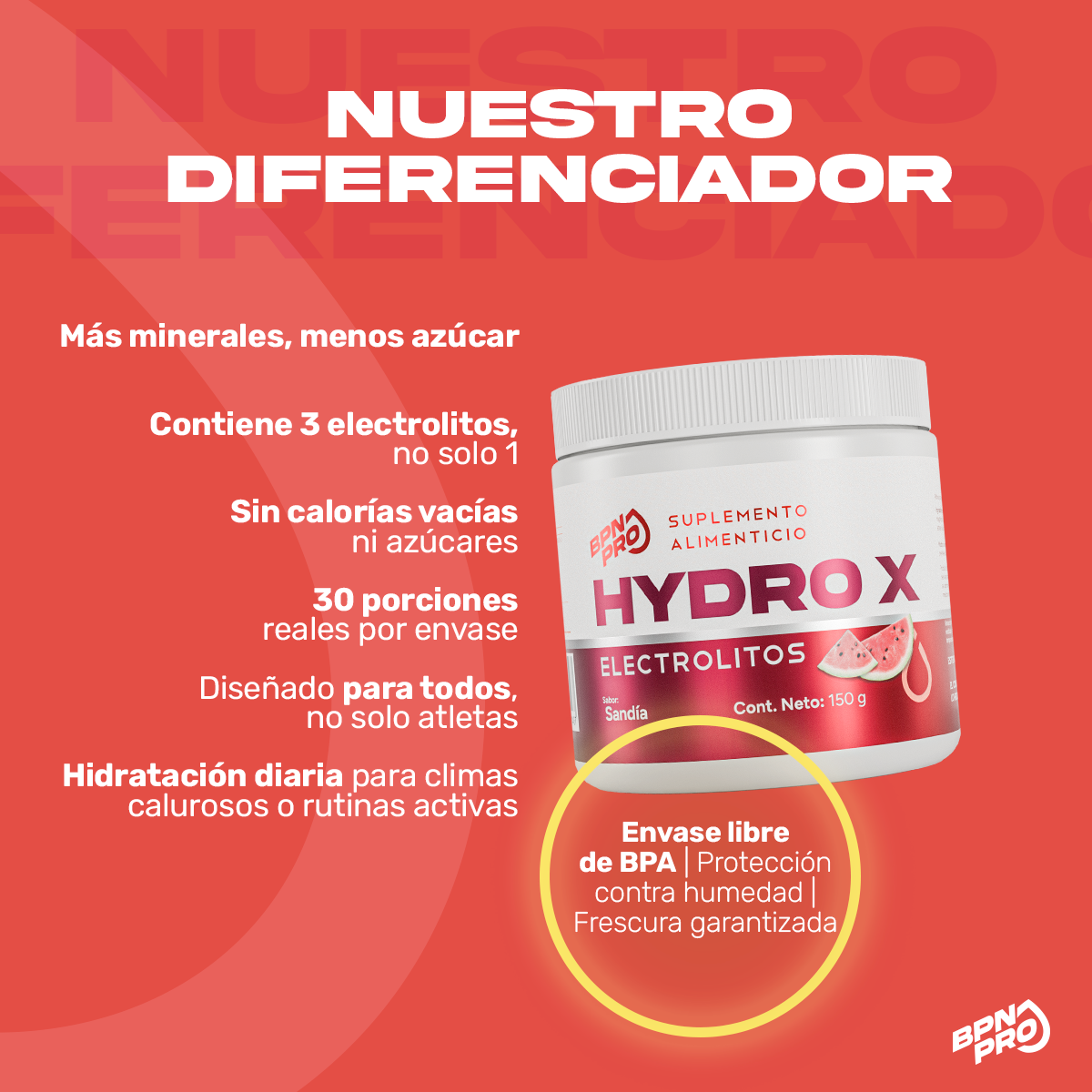 Pack Hidratación: Hydrox Fresa-Kiwi + Hydrox Blueberry + Hydrox Sandía