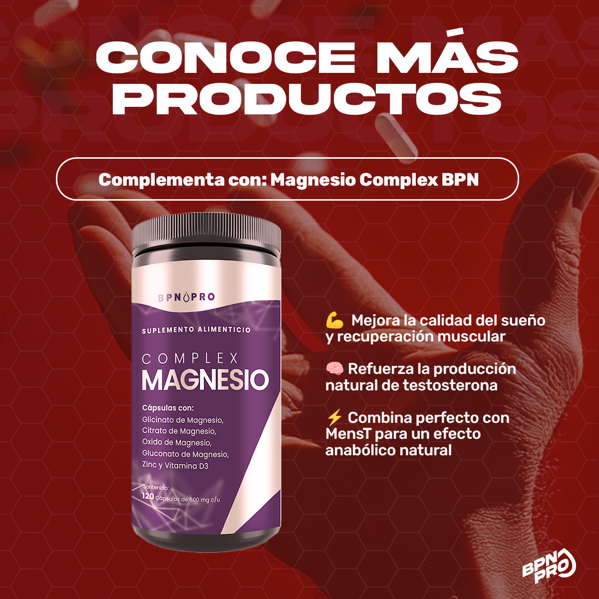 Mens T Plus Formula para hombre | BPN Pro