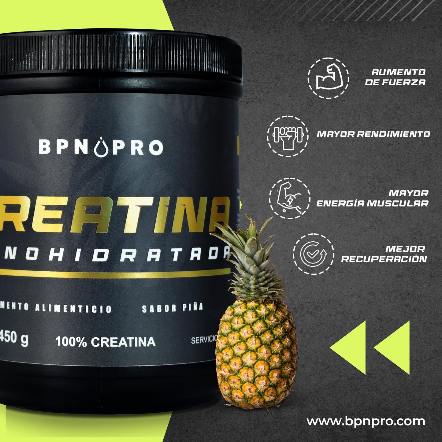 Creatina de Sabor sin Azucar | BPN Pro