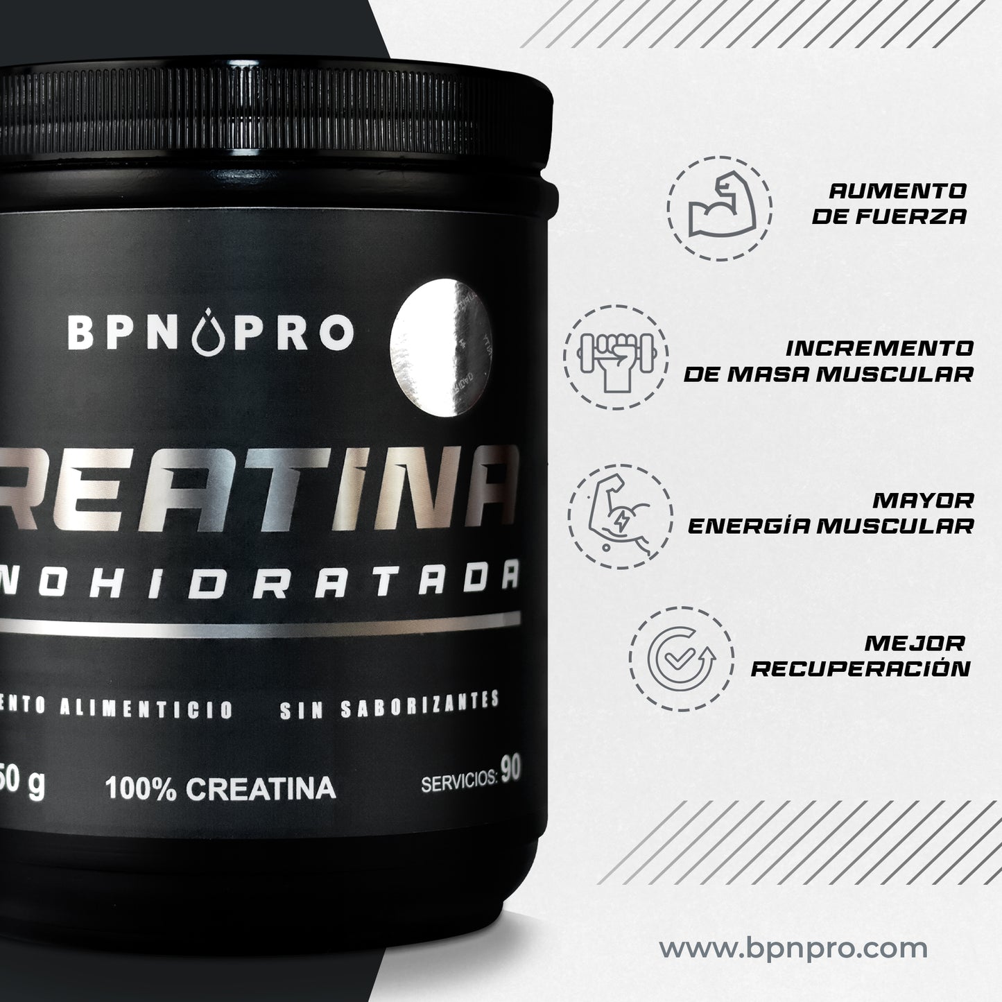 Creatina Monohidratada Alta Pureza | BPN Pro