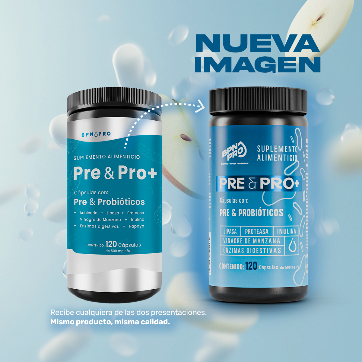 Pre&Pro+ Probioticos Prebioticos Enzimas | BPN Pro