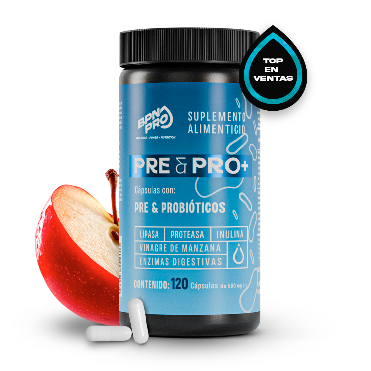 Pre&Pro+ Probioticos Prebioticos Enzimas | BPN Pro