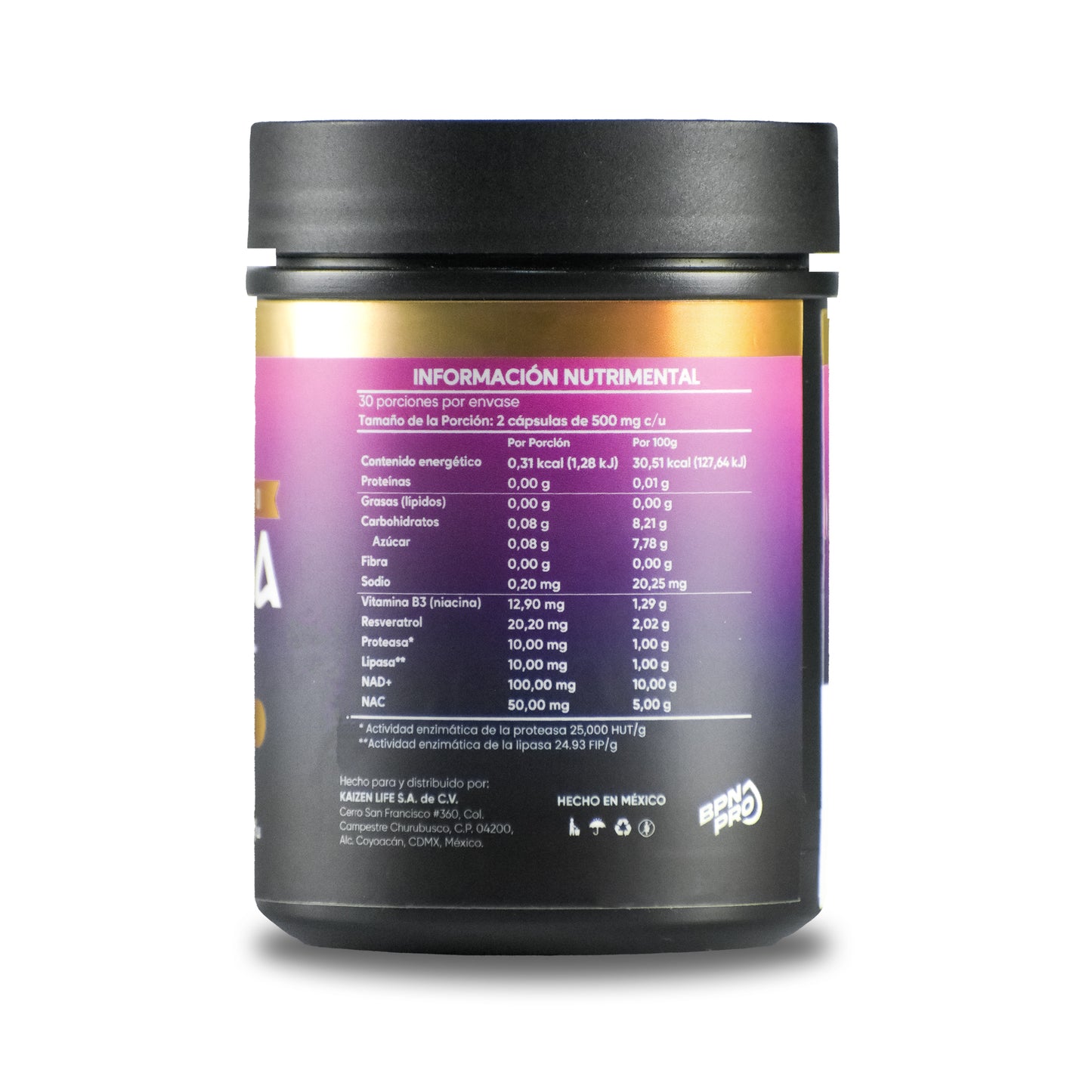 ResveraOX Resveratrol NAC NAD Antioxidantes | BPN Pro