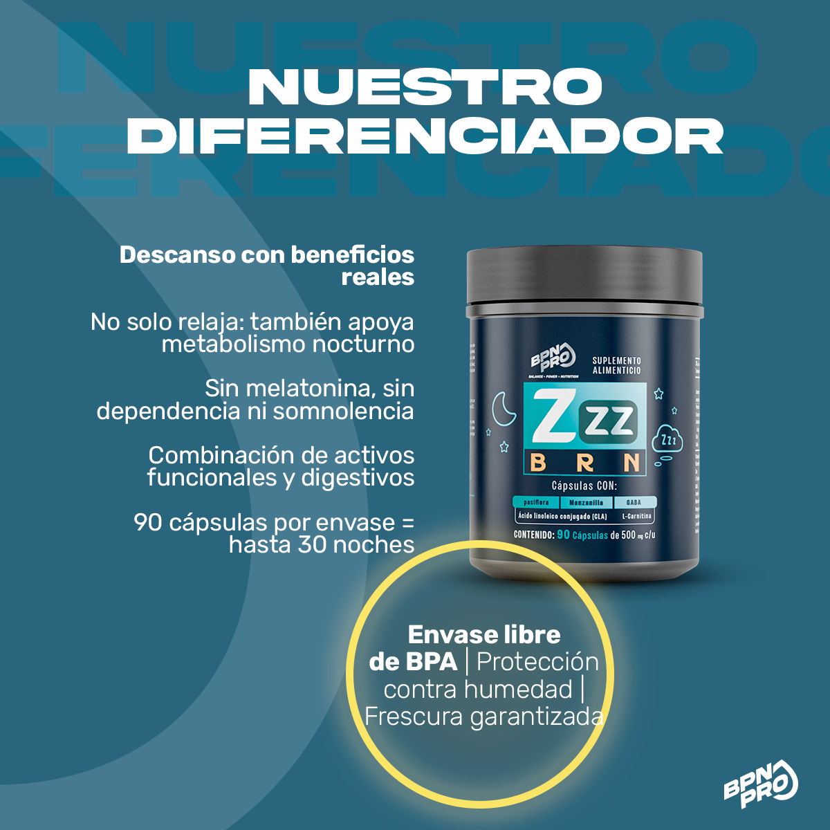 Pack Sueño y Descanso: ZZZ BRN + Magnesio Complex