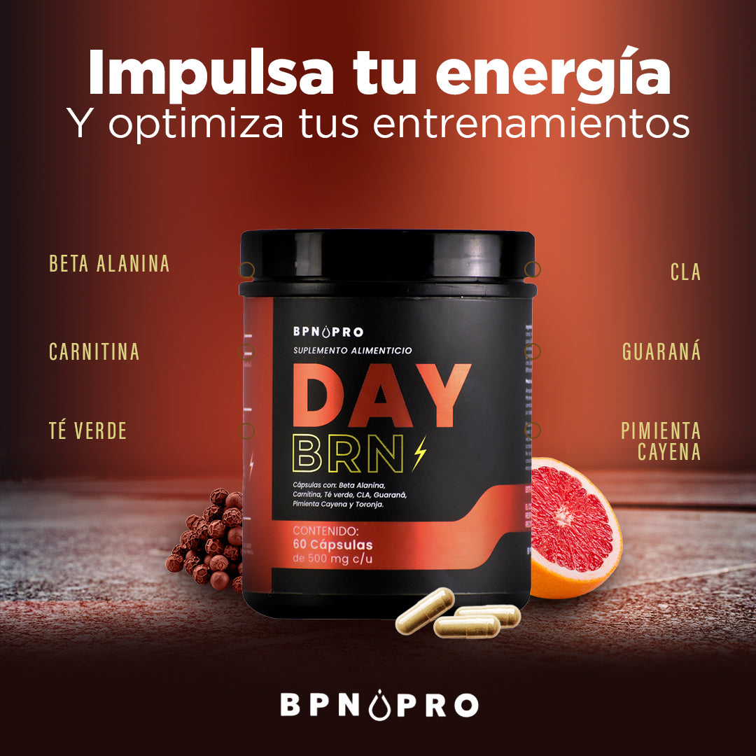 DAY BRN Pre Entrenamiento Carnitina Cafeina CLA | BPN Pro