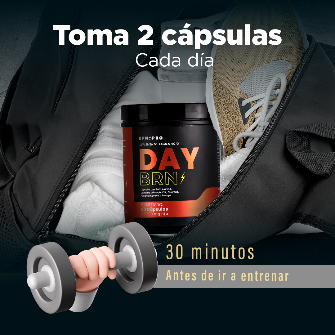 DAY BRN Pre Entrenamiento Carnitina Cafeina CLA | BPN Pro