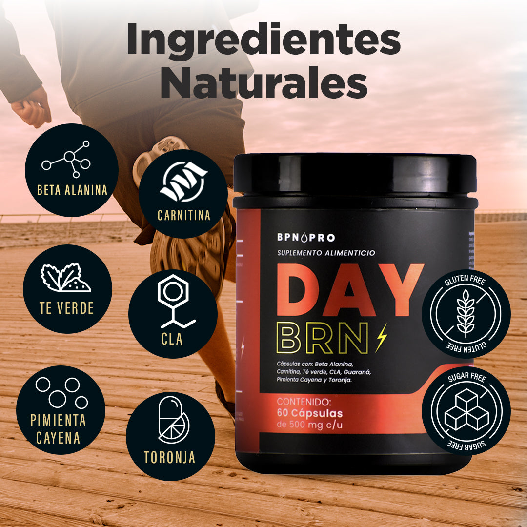 DAY BRN Pre Entrenamiento Carnitina Cafeina CLA | BPN Pro