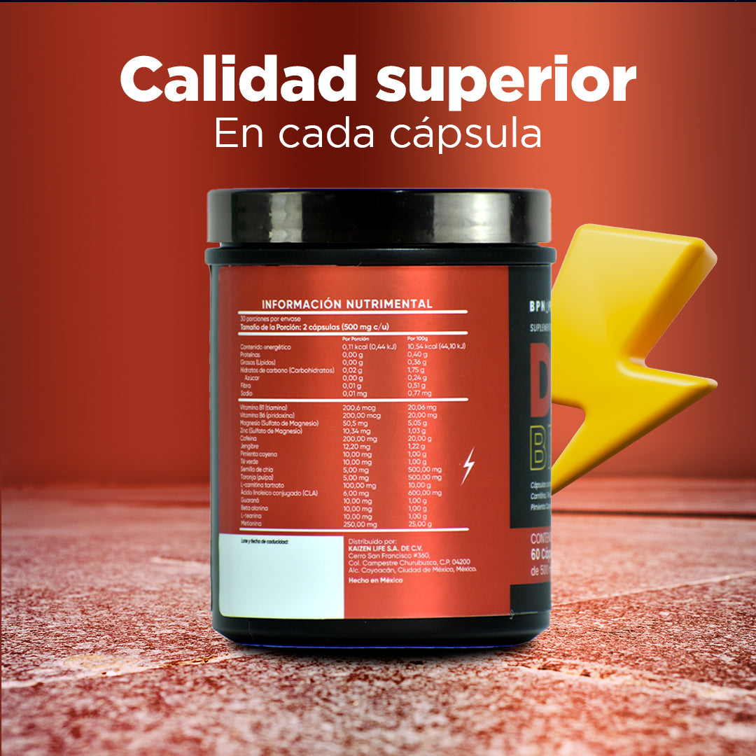 DAY BRN Pre Entrenamiento Carnitina Cafeina CLA | BPN Pro