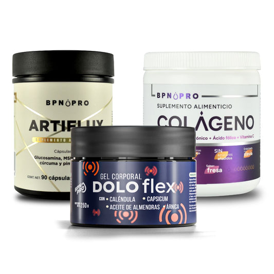 Pack Soporte Articular: Artiflux + Colágeno + DoloFlex
