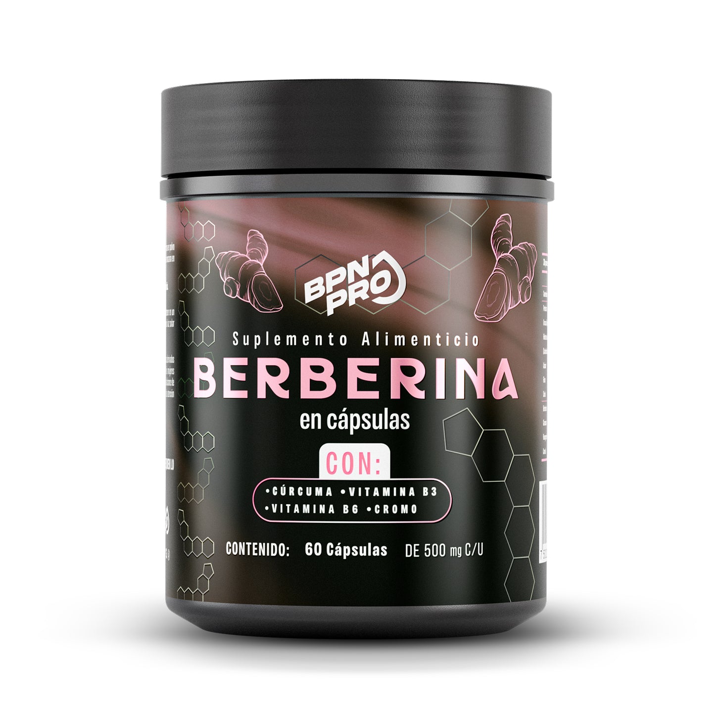Berberina | Cúrcuma, Vinagre De Manzana y Canela 60 cápsulas