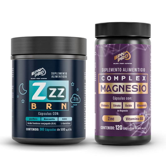 Pack Sueño y Descanso: ZZZ BRN + Magnesio Complex