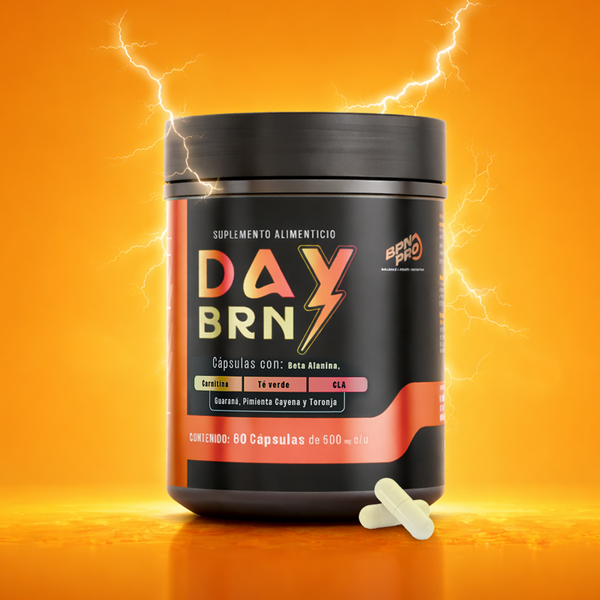 DAY BRN | Preentreno Termogénico 60 Cápsulas
