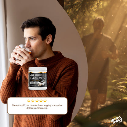 Café de Olla con Adaptógenos | Ganoderma, Shitake, Maitake y Melena de Leon 450 gr