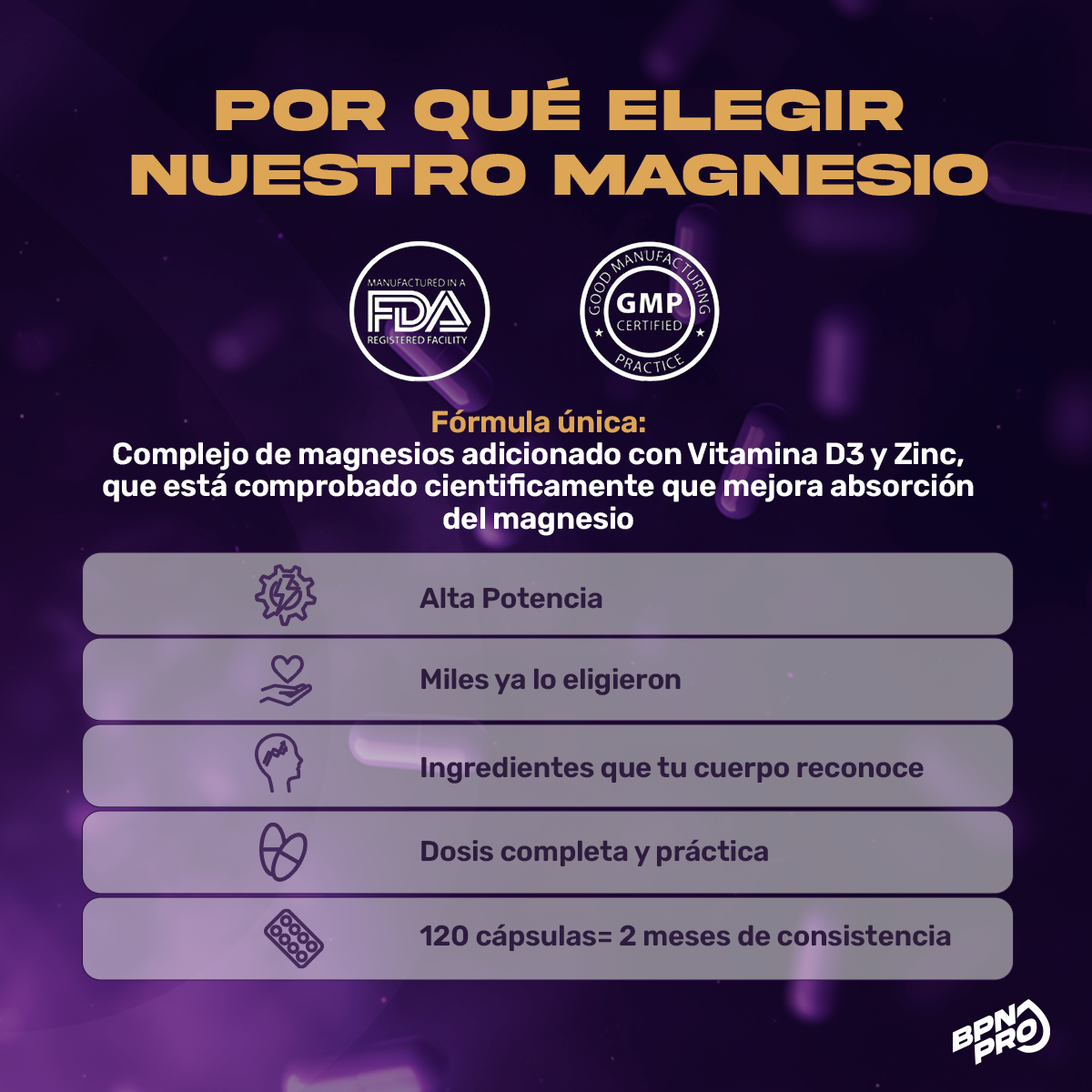 Magnesio Complex Zen | Complejo de 5 Magnesios con Teanina, GABA y ZInc