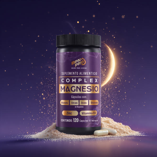 Magnesio Complex | Complejo de Magnesio con Zinc y Vitaminas 120 Cápsulas
