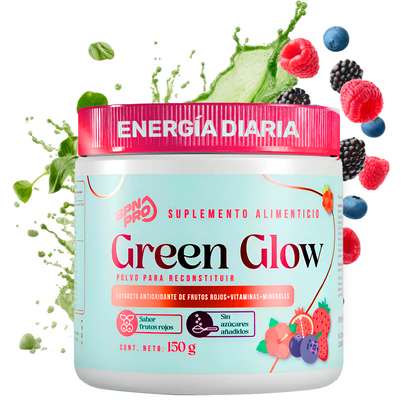 Greenglow | Jugo Verde En Polvo Varios Sabores 150 gr