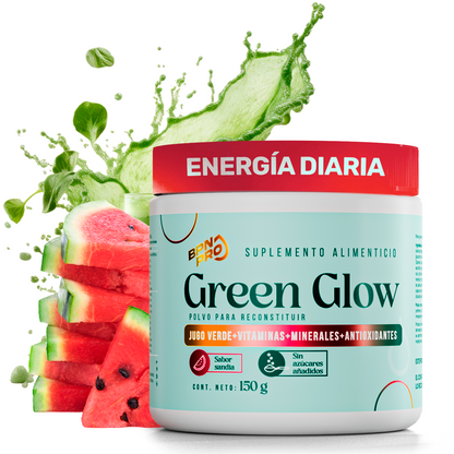 Greenglow | Jugo Verde En Polvo Varios Sabores 150 gr