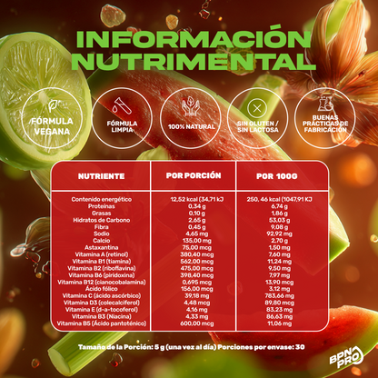 Greenglow | Jugo Verde En Polvo Varios Sabores 150 gr