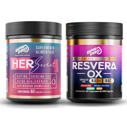 Combo Vitaminas de Mujer + Resveratrol