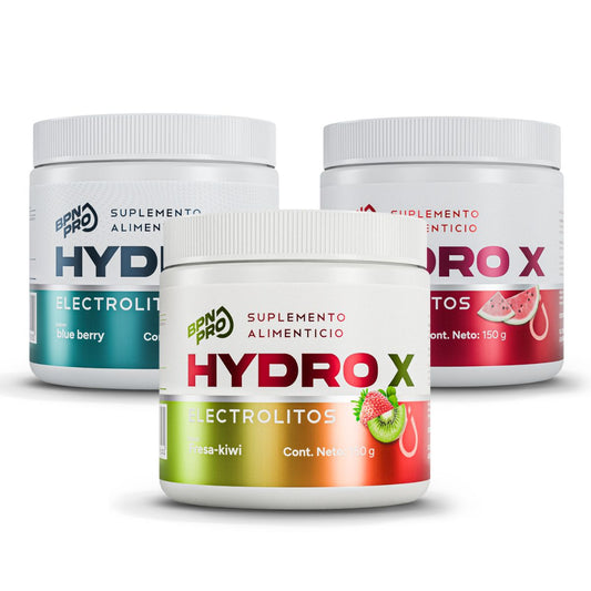 Pack Hidratación: Hydrox Fresa-Kiwi + Hydrox Blueberry + Hydrox Sandía