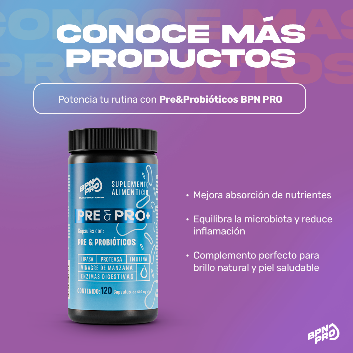 Her Secret | Multivitamínico para Cabello, Piel y Uñas 60 Cápsulas