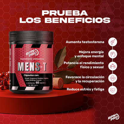 Pack Bienestar Masculino: Multi Men + MensT + Shilajit