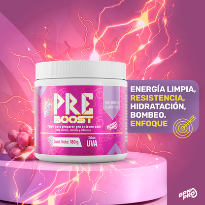 Combo Creatina Sin Sabor + Pre Entreno Sabor Uva