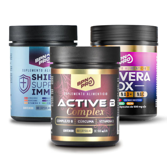Pack Impulso Vital: Shield + Active B + ResveraOx